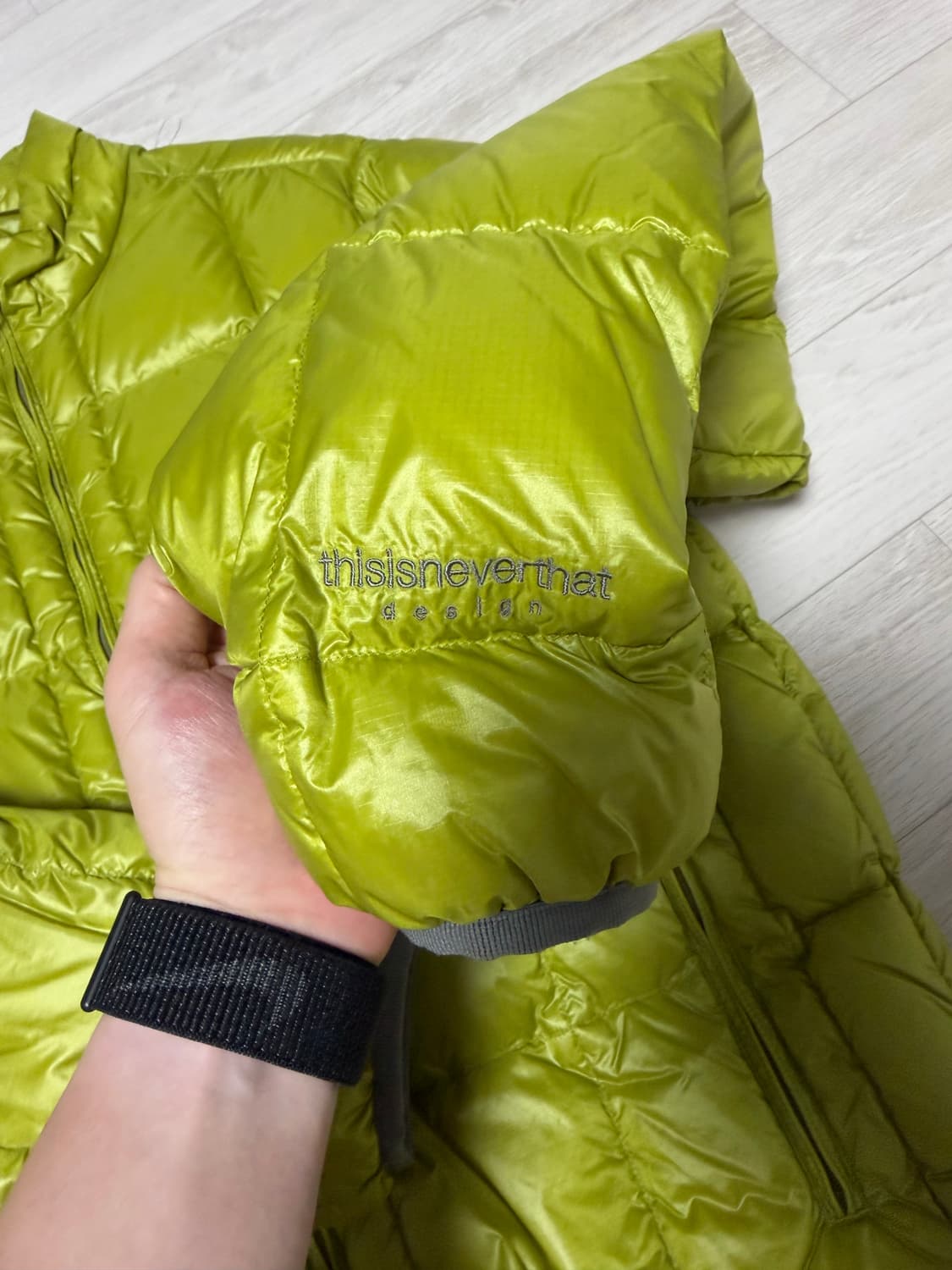 디스이즈네버댓 퍼텍스 라이트다운 경량패딩 m 상품이미지5