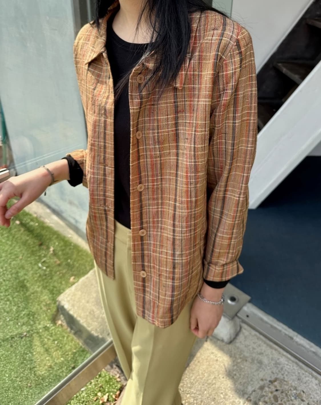 Nep fabric design check single 상품이미지10