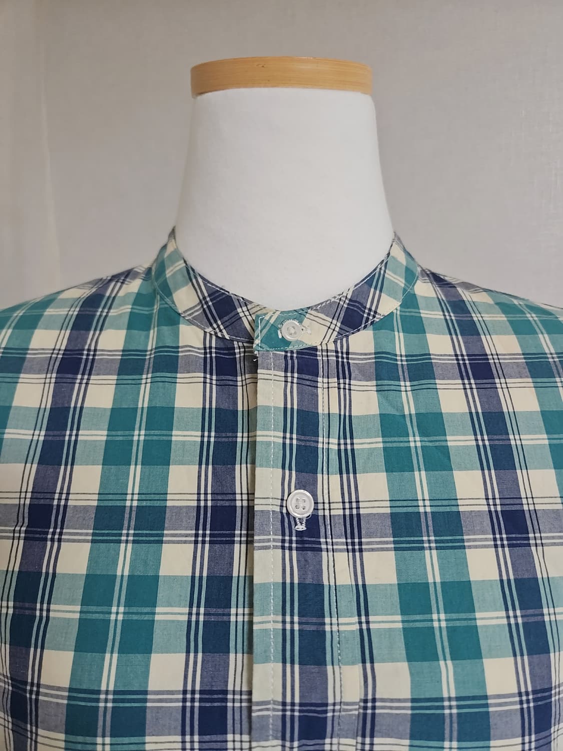 니코앤드 오버핏 롱 체크 긴팔 남방 셔츠 상품이미지2