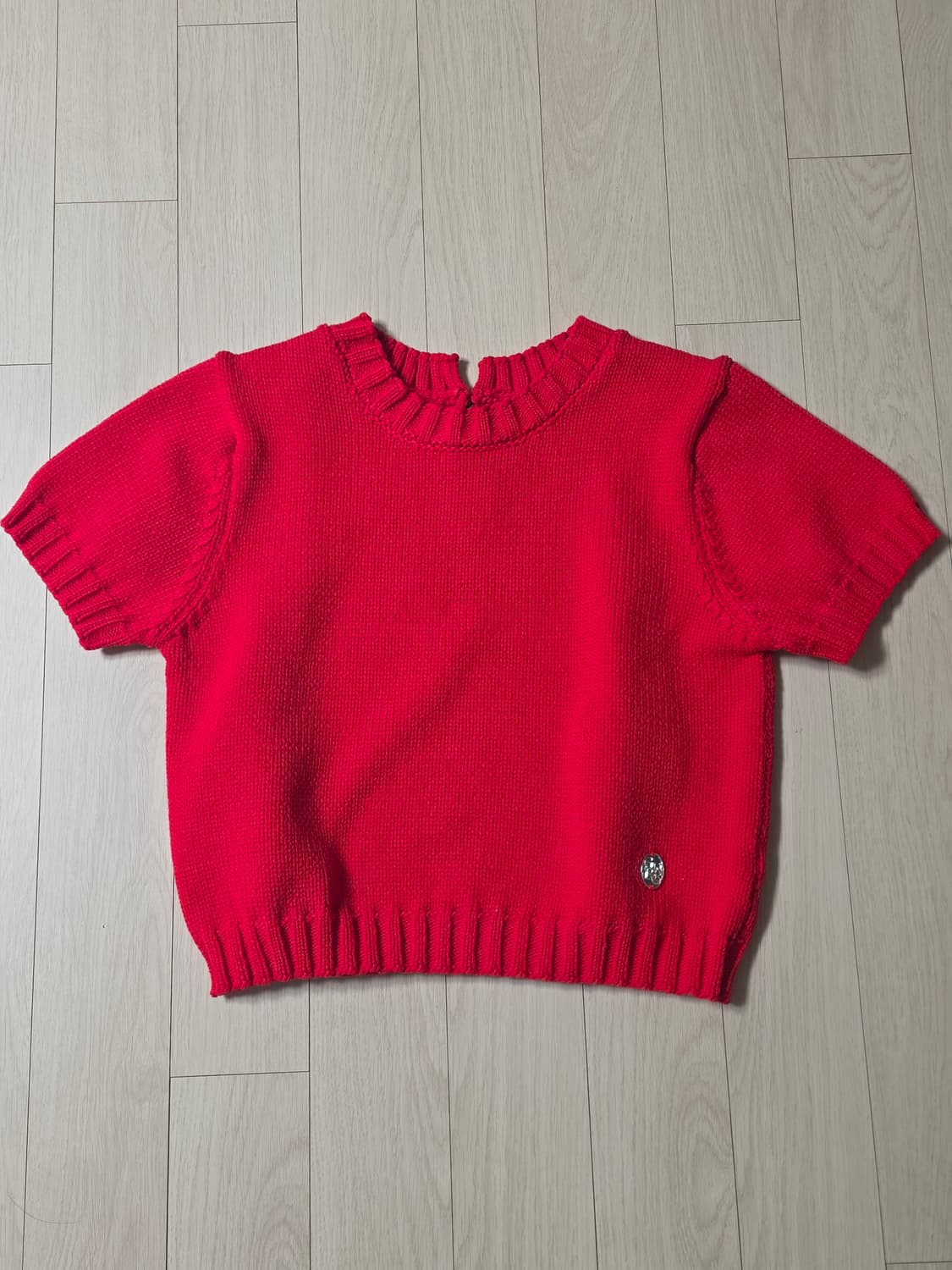 제너럴아이디어 코튼 하프 니트 상품이미지1