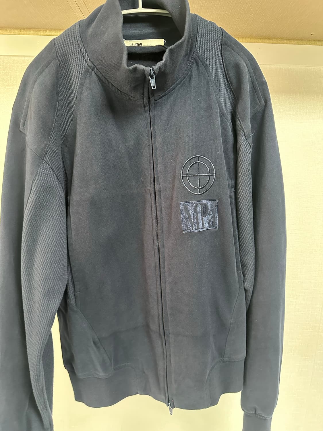 Mpa Contrast Zipped Jacket (Navy , L) 상품이미지2