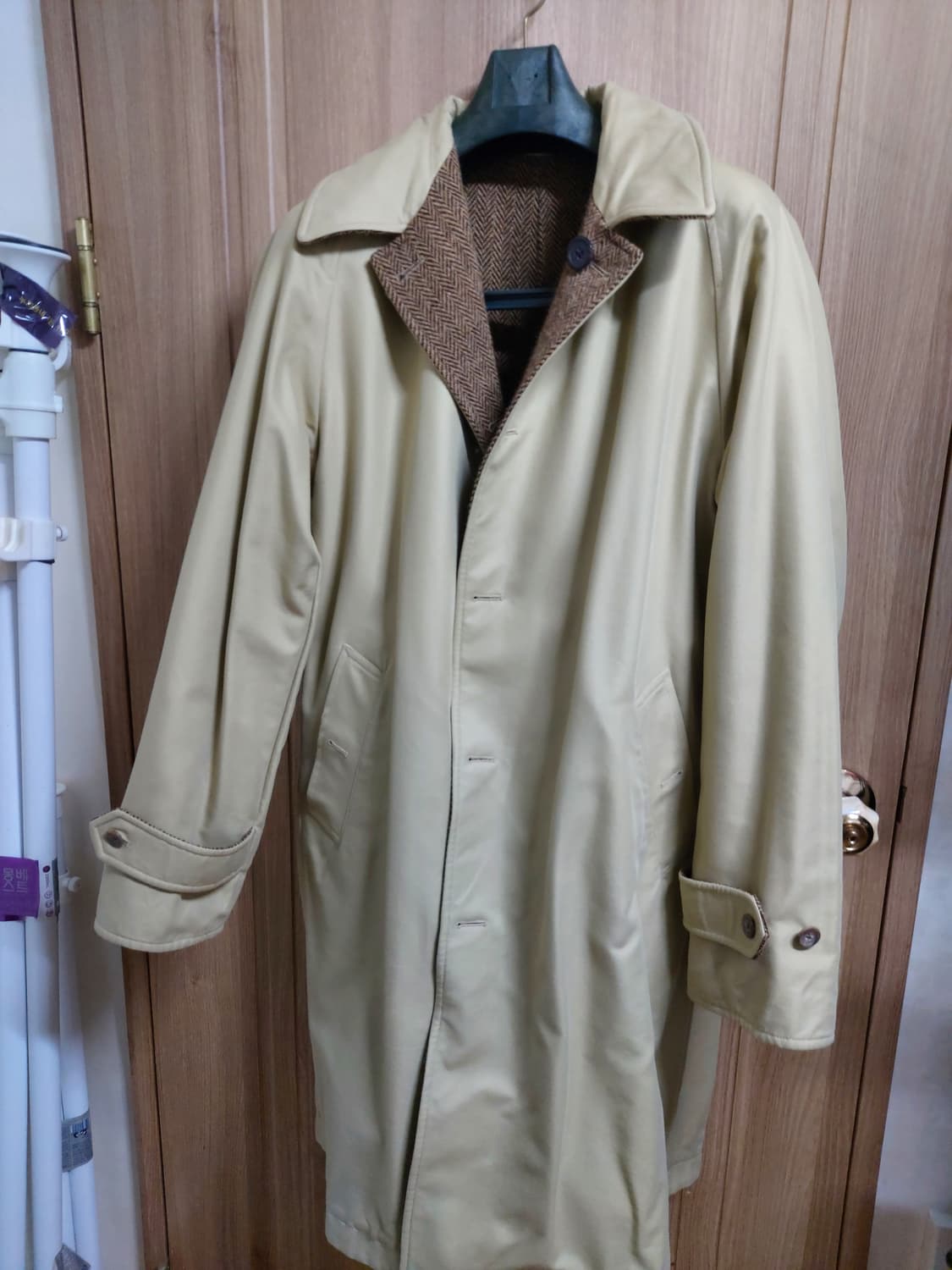 폴로 헤링본 리버시블 발마칸코트 상품이미지3