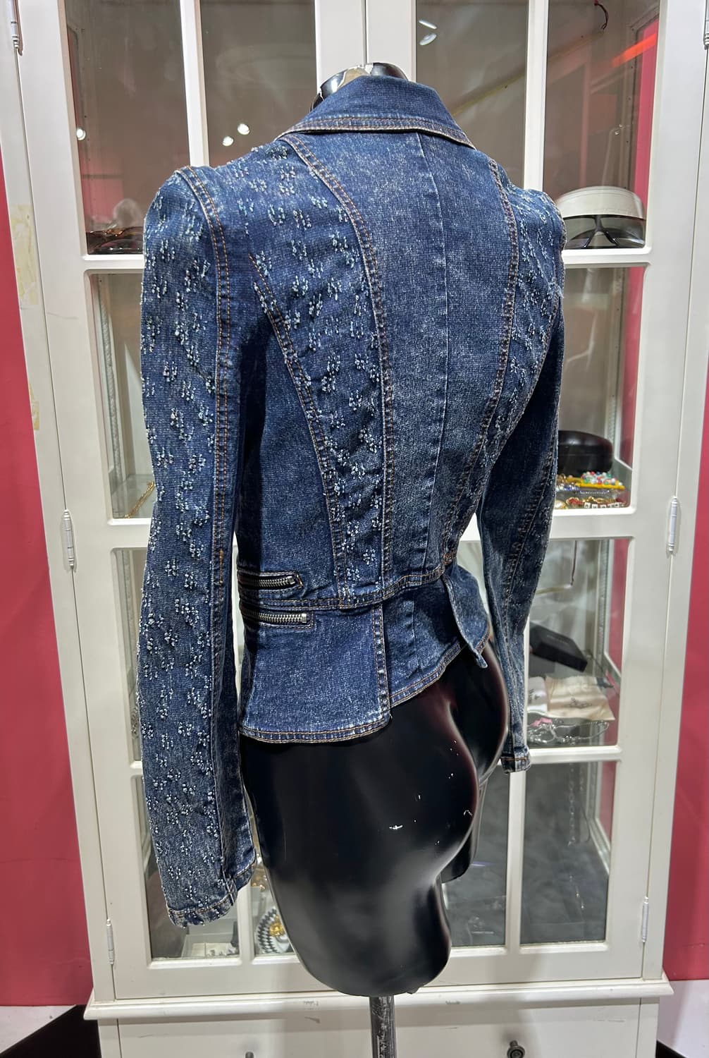 egoist denim jacket 에고이스트 데님 라이더 자켓 상품이미지2