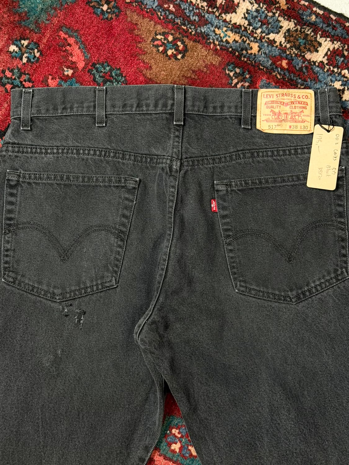 00's 리바이스 517 블랙 부츠컷 플레어진 상품이미지6