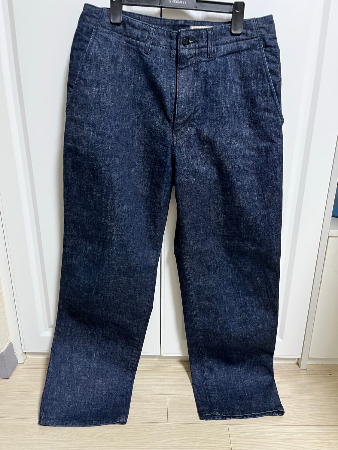 3) 포터리 원워시드 와이드 데님 상품이미지1