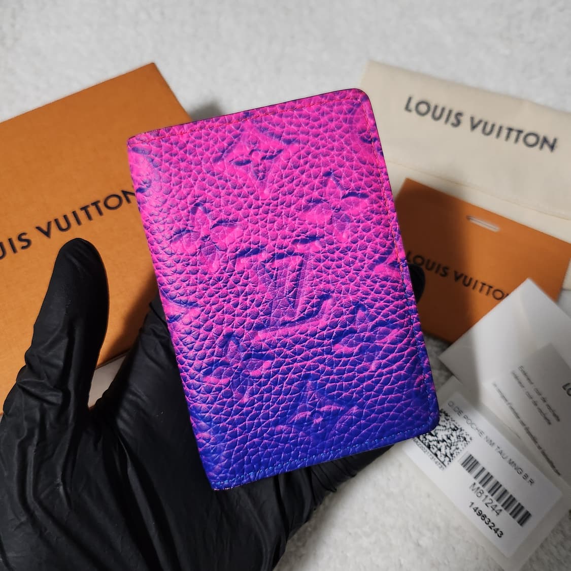 [한정판/풀구성]루이비통 토뤼옹 오거나이저 블루 로즈 상품이미지2