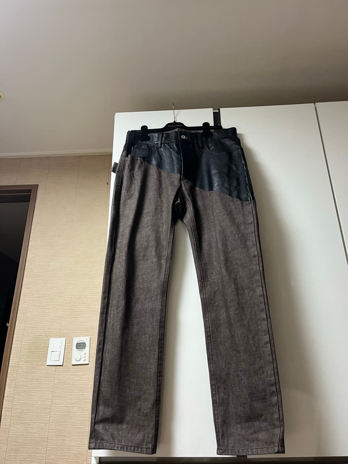 [50] 보테가 베네타 믹스 레더 데님 진 팬츠 상품이미지2