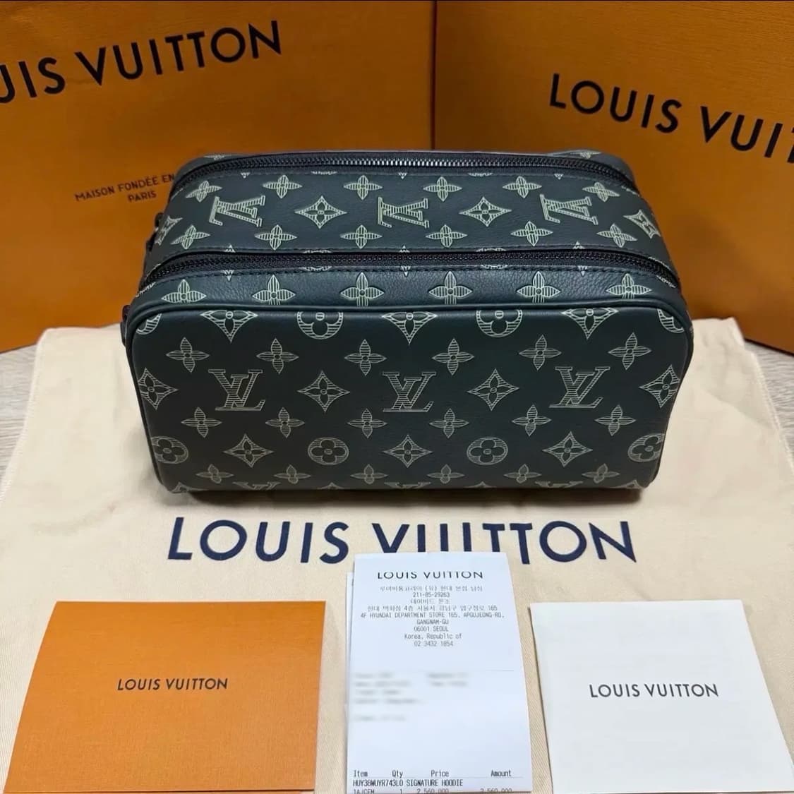 [미사용/선물가능] 루이비통 쉐도우 도프 키트 돕키트 파우치백 상품이미지1