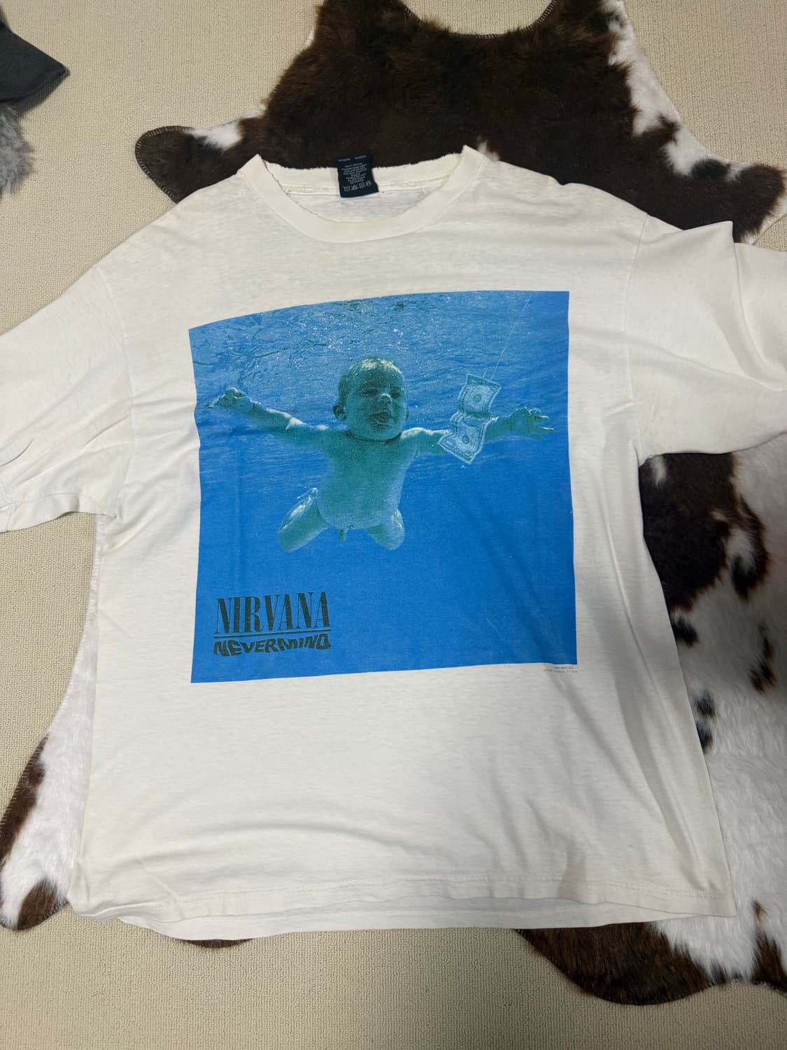 90s 너바나 네버마인드 반팔 상품이미지1
