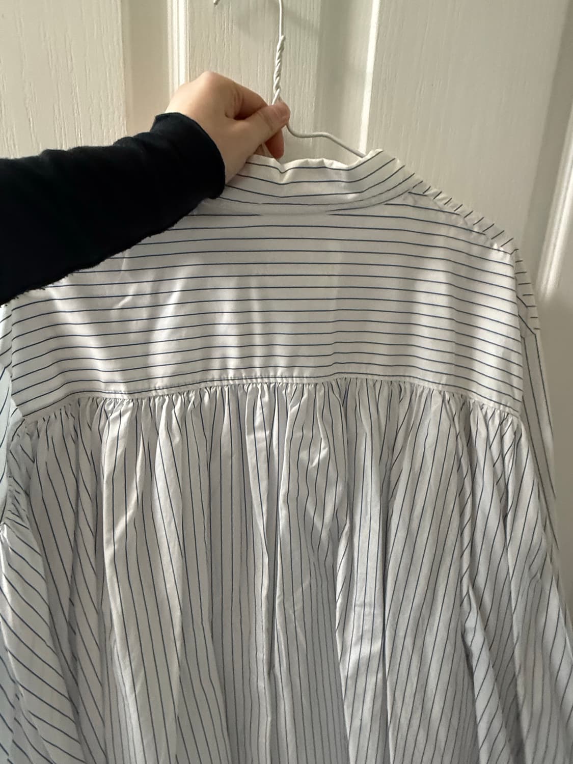 메종마르지엘라 mm6 스트라이프 프릴 셔츠 상품이미지8