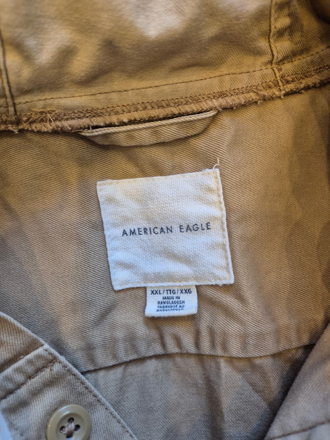 아메리칸 이글 후드 헌팅 원크 셔츠 XXL 상품이미지3