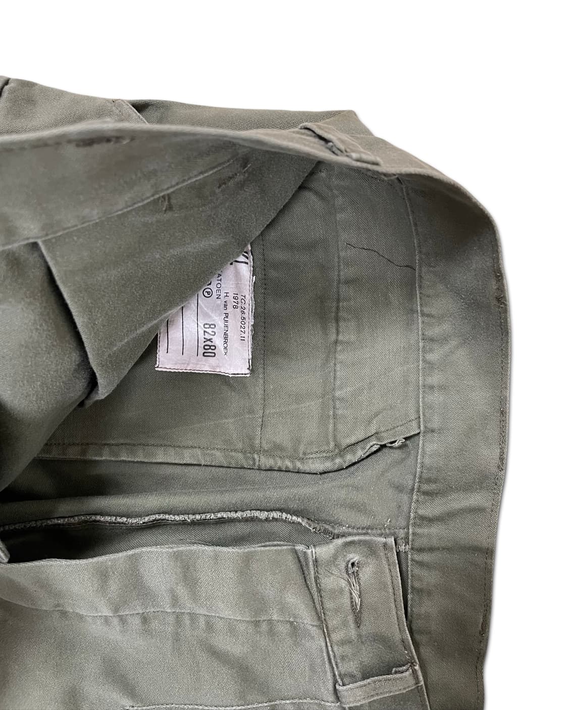 네덜란드군(Dutch Army) 1978 나이프 포켓 카고 팬츠 상품이미지4