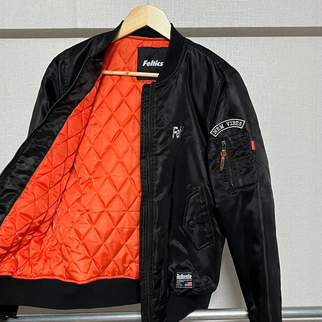 펠틱스 블랙 봄버 자켓 90 상품이미지8