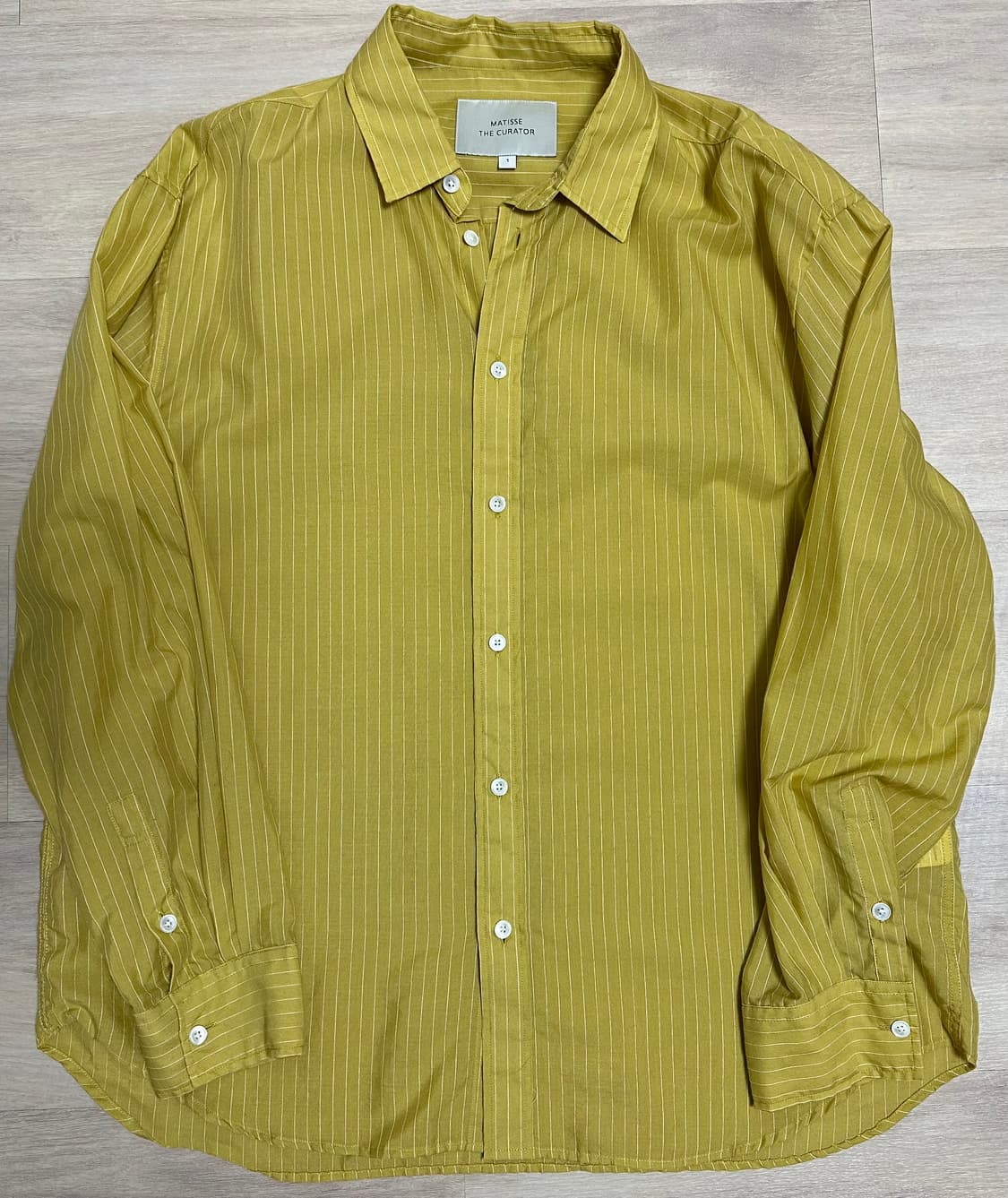 Collector Shirts Yellow Stripe 상품이미지3