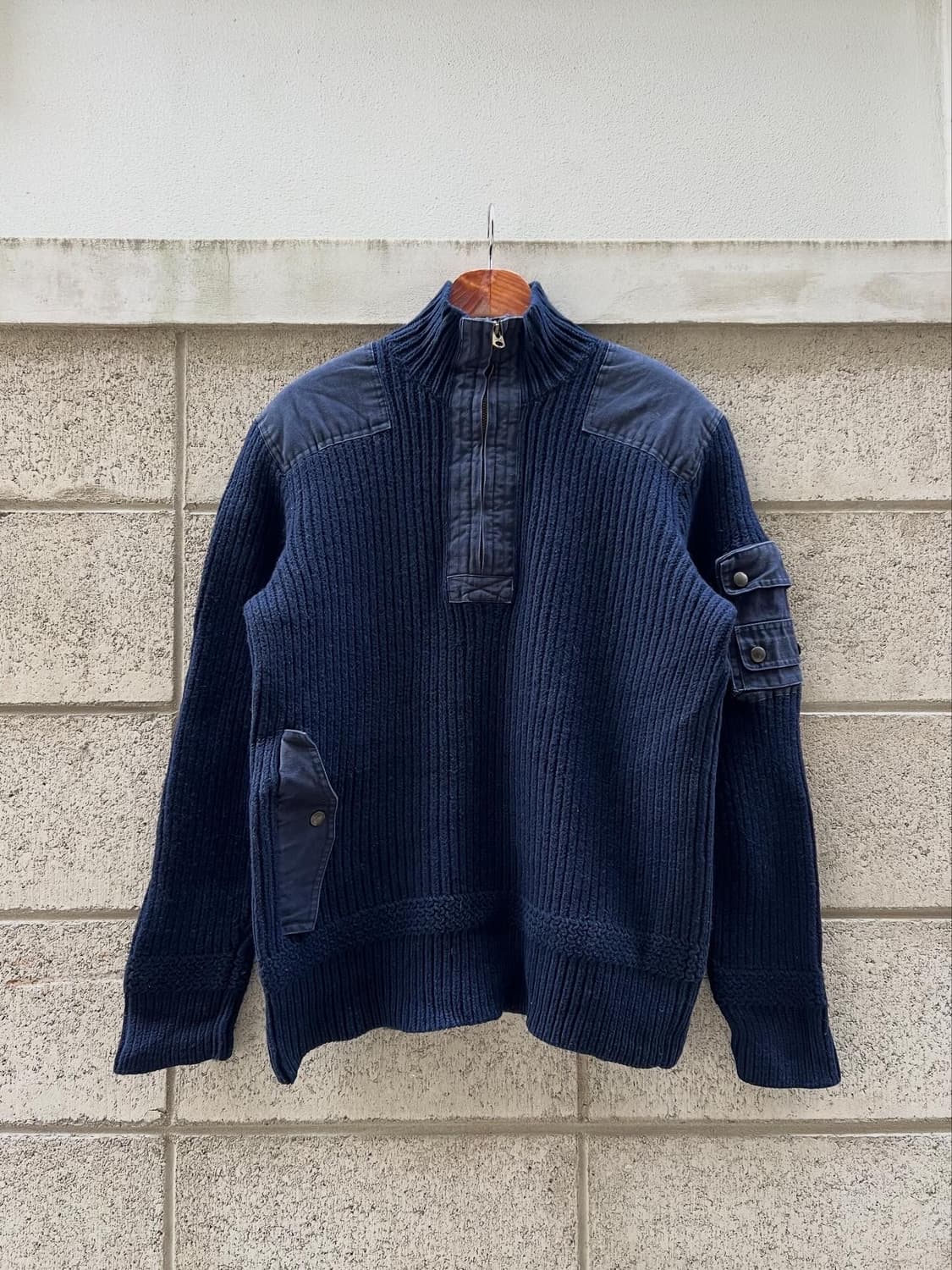 1990s POLO RALPH LAUREN 폴로랄프로렌 밀리터리 스웨터 상품이미지1