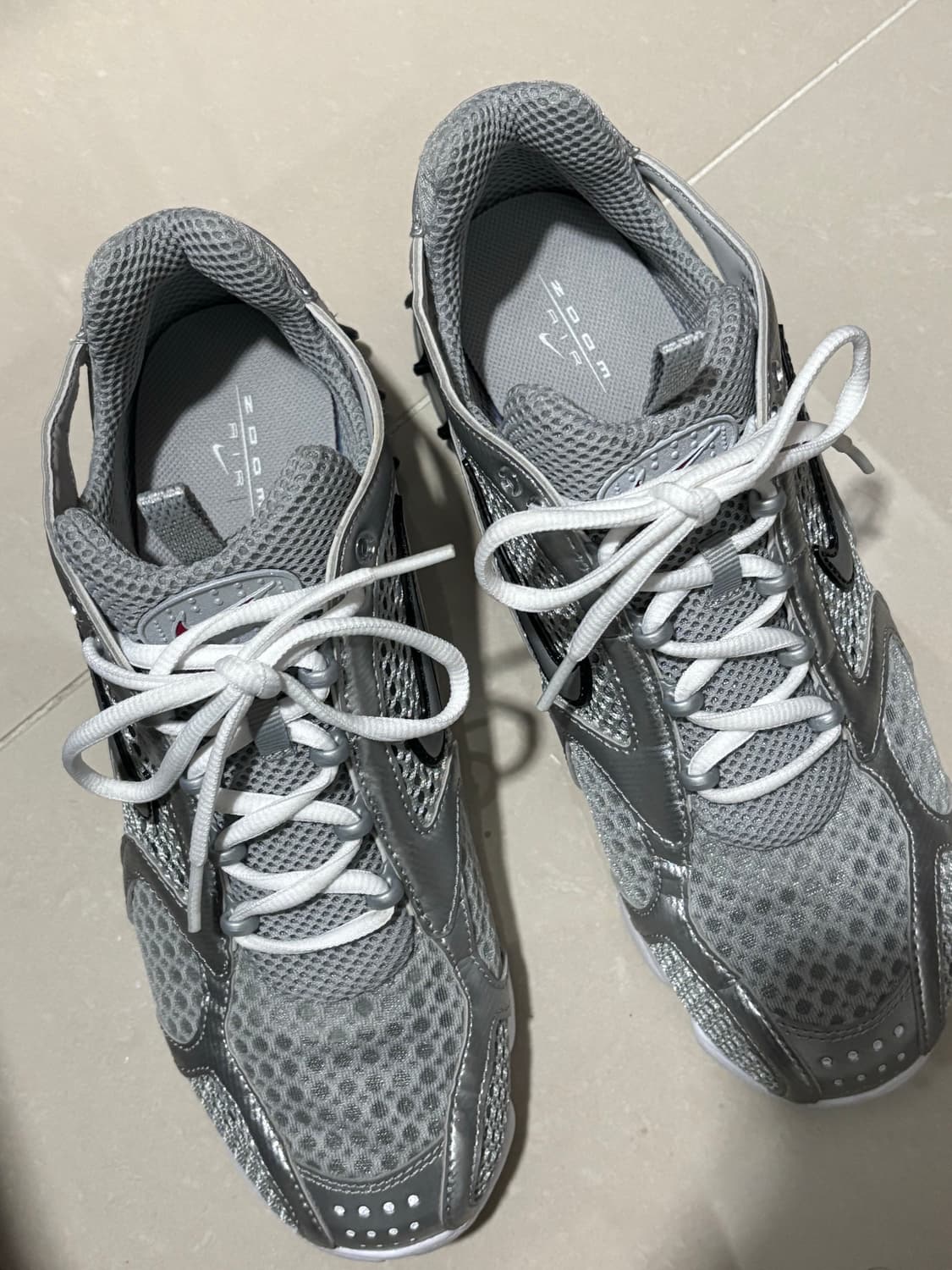 (275) 나이키 에어 줌 스피리돈 케이지 2 메탈릭 실버 상품이미지3