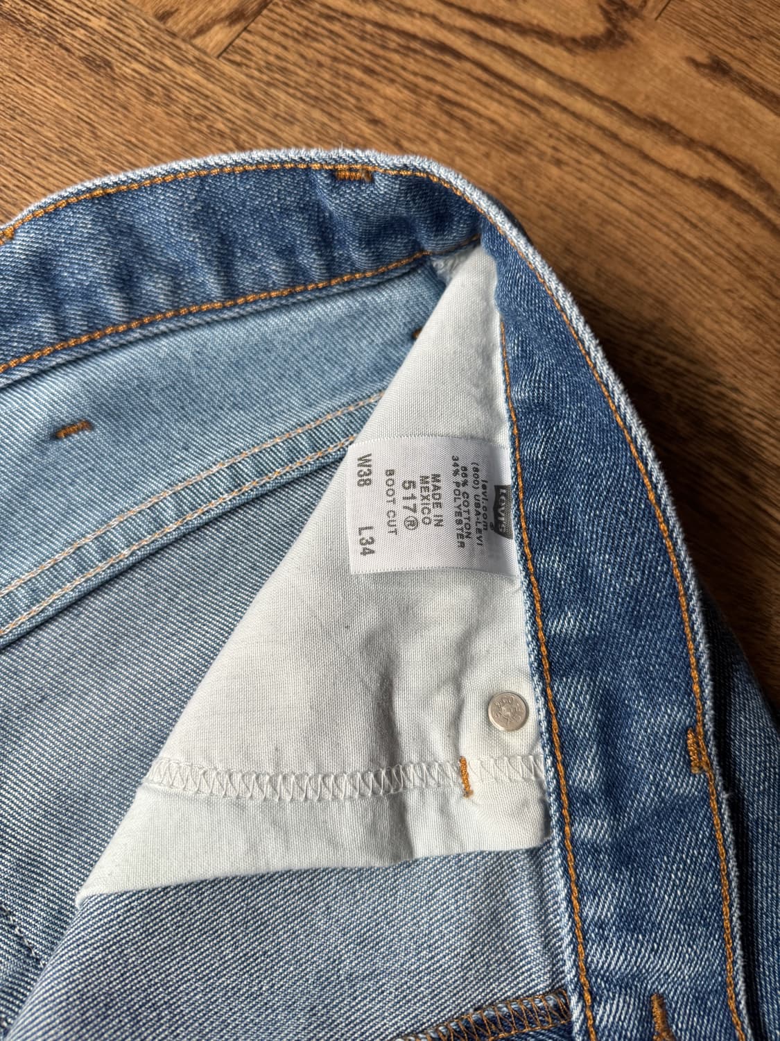 [38]00's 리바이스 517 빈티지 워싱 스트레치 플레어진 F41 상품이미지6