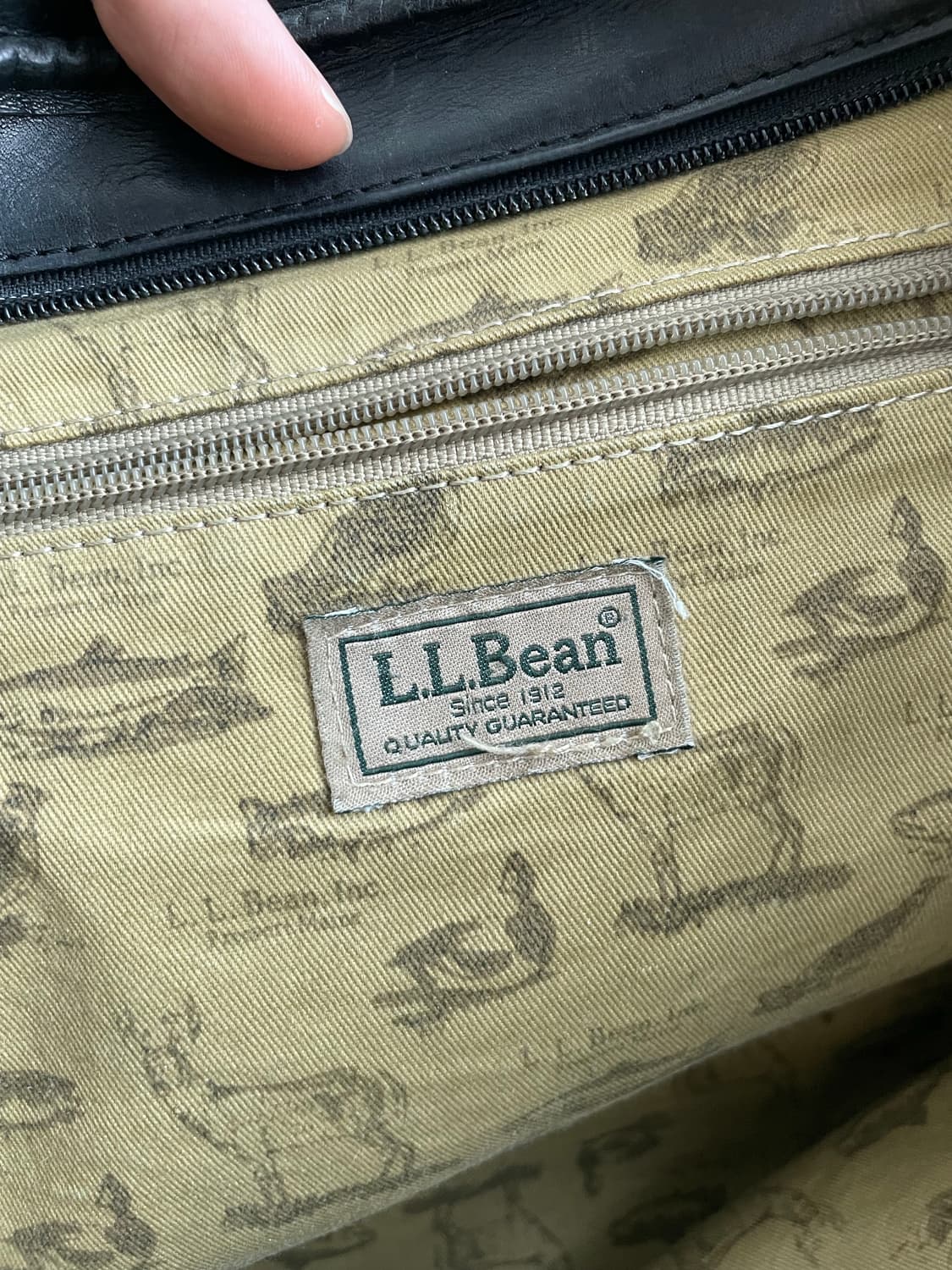 빈티지 엘엘빈 레더 토트백 llbean 상품이미지7