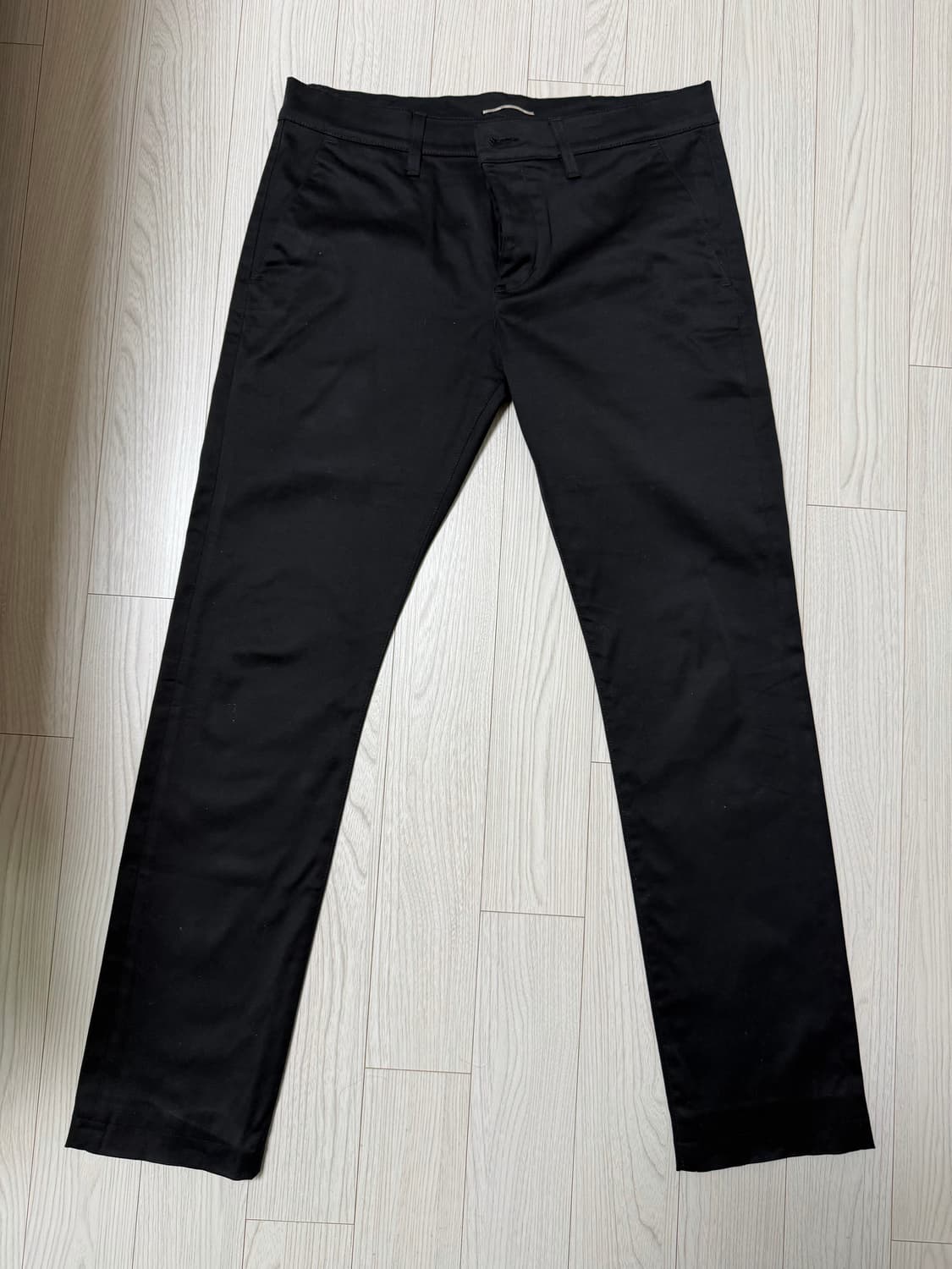 생로랑 블랙 면스키니 (미착용) 상품이미지2