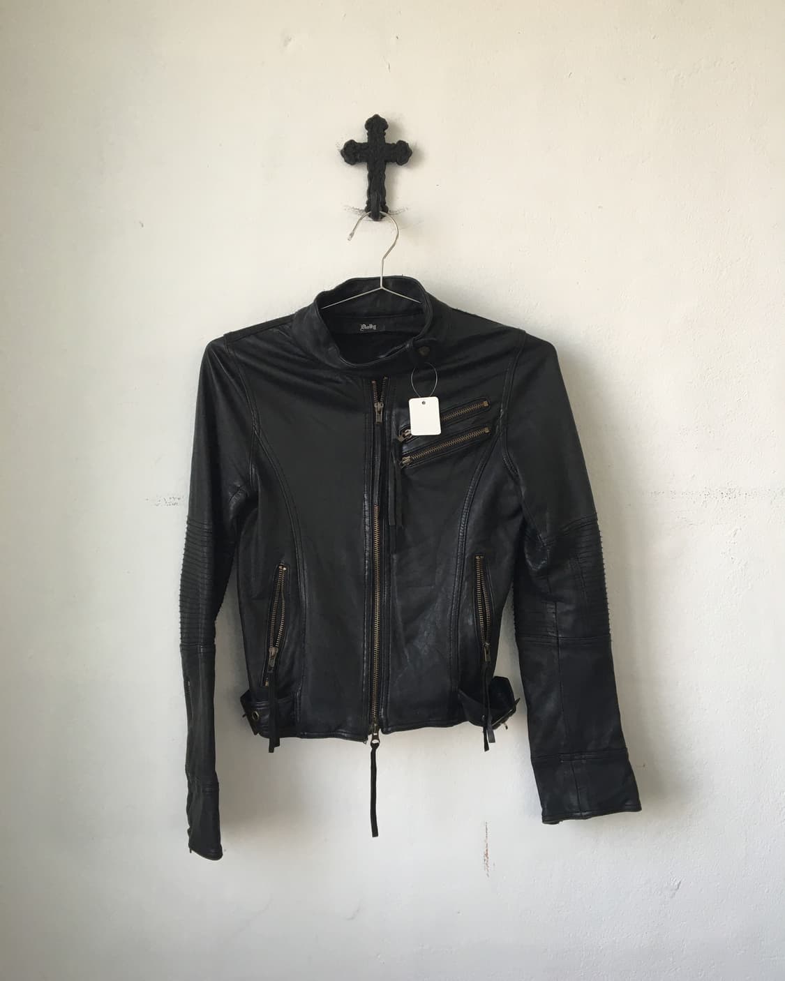 Slim fit lamb leather jacket 상품이미지2