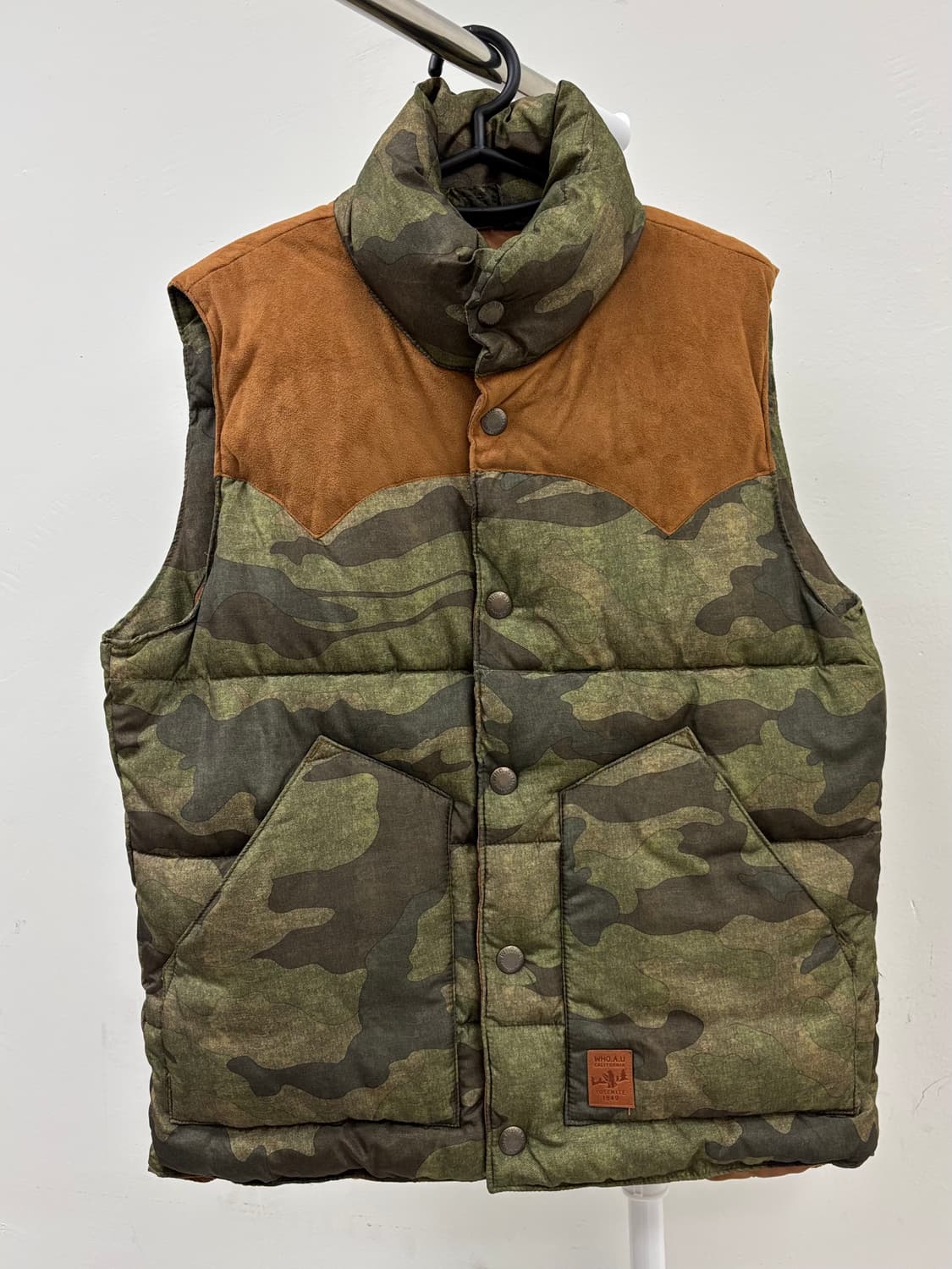 빈티지 카모 패딩 베스트 y2k 상품이미지1