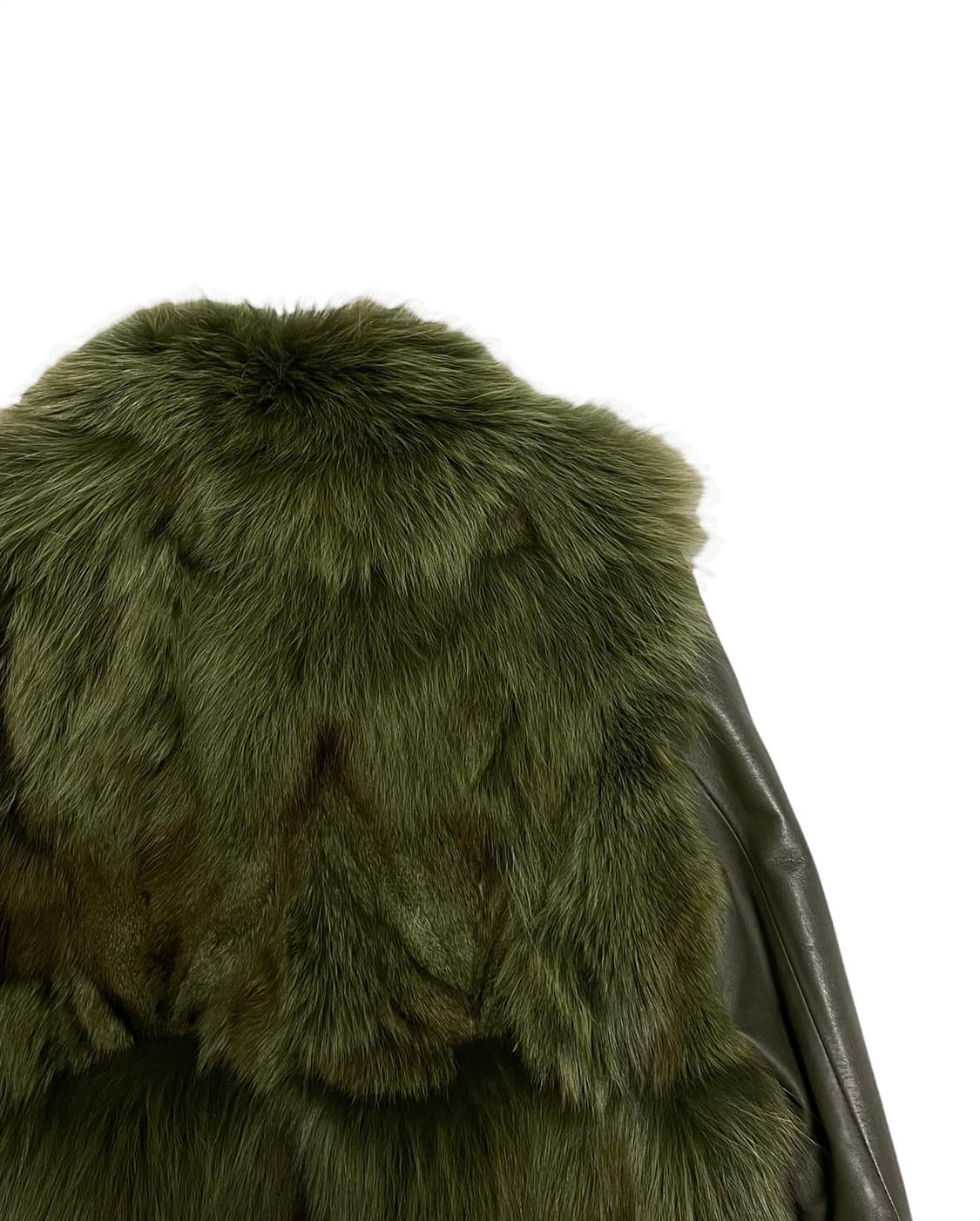 Fox fur leather jacket 상품이미지6