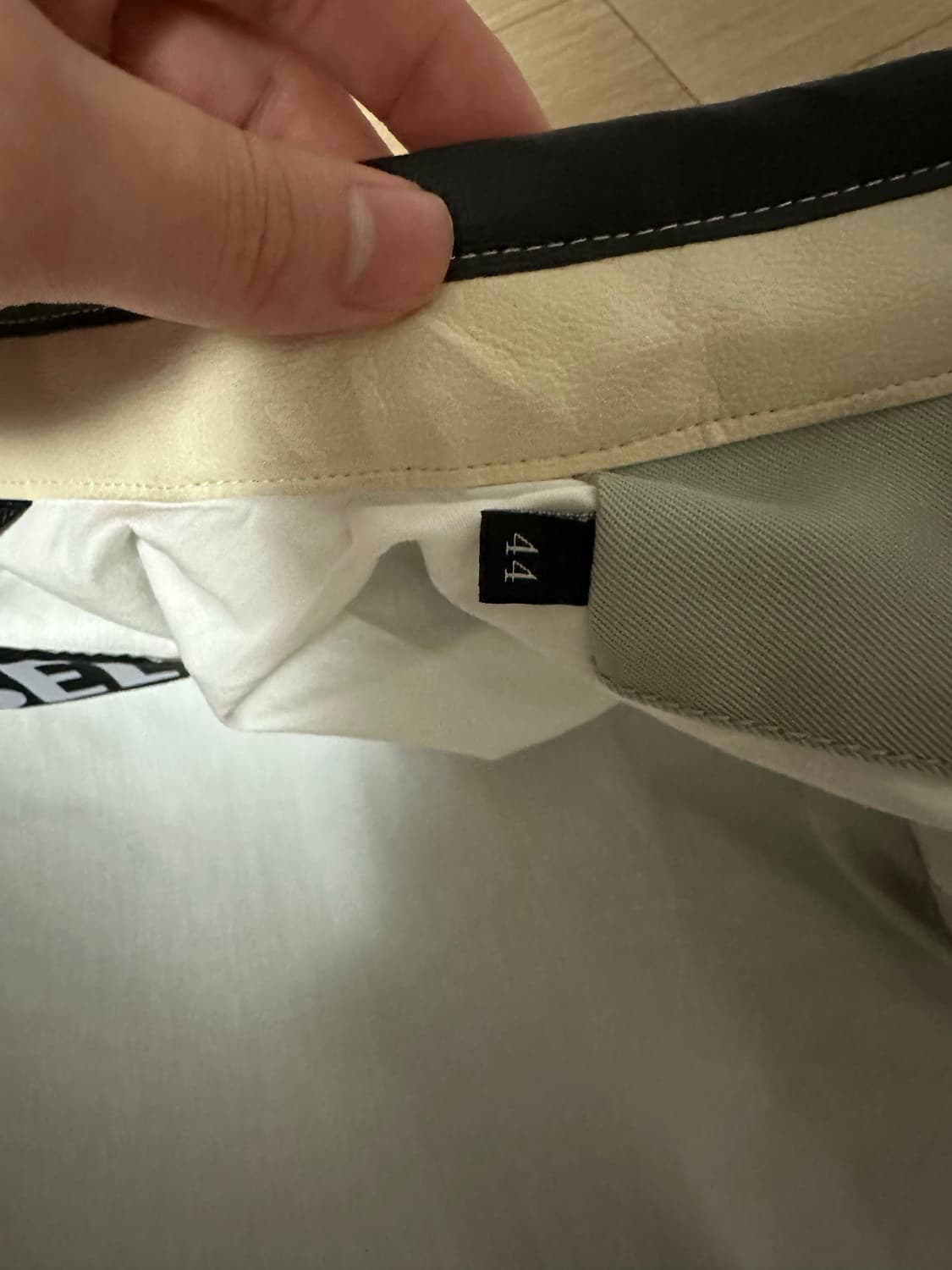 디젤 J-크리에이터 컬러블록 나일론 바이커 자켓 /44 상품이미지4