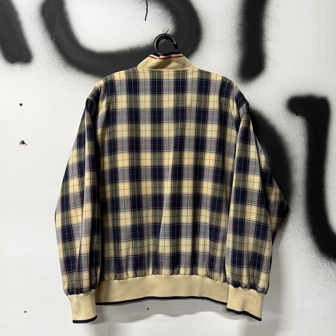 VTG 빈티지 클래식 체크 리버시블 집업 봄버 자켓 상품이미지2