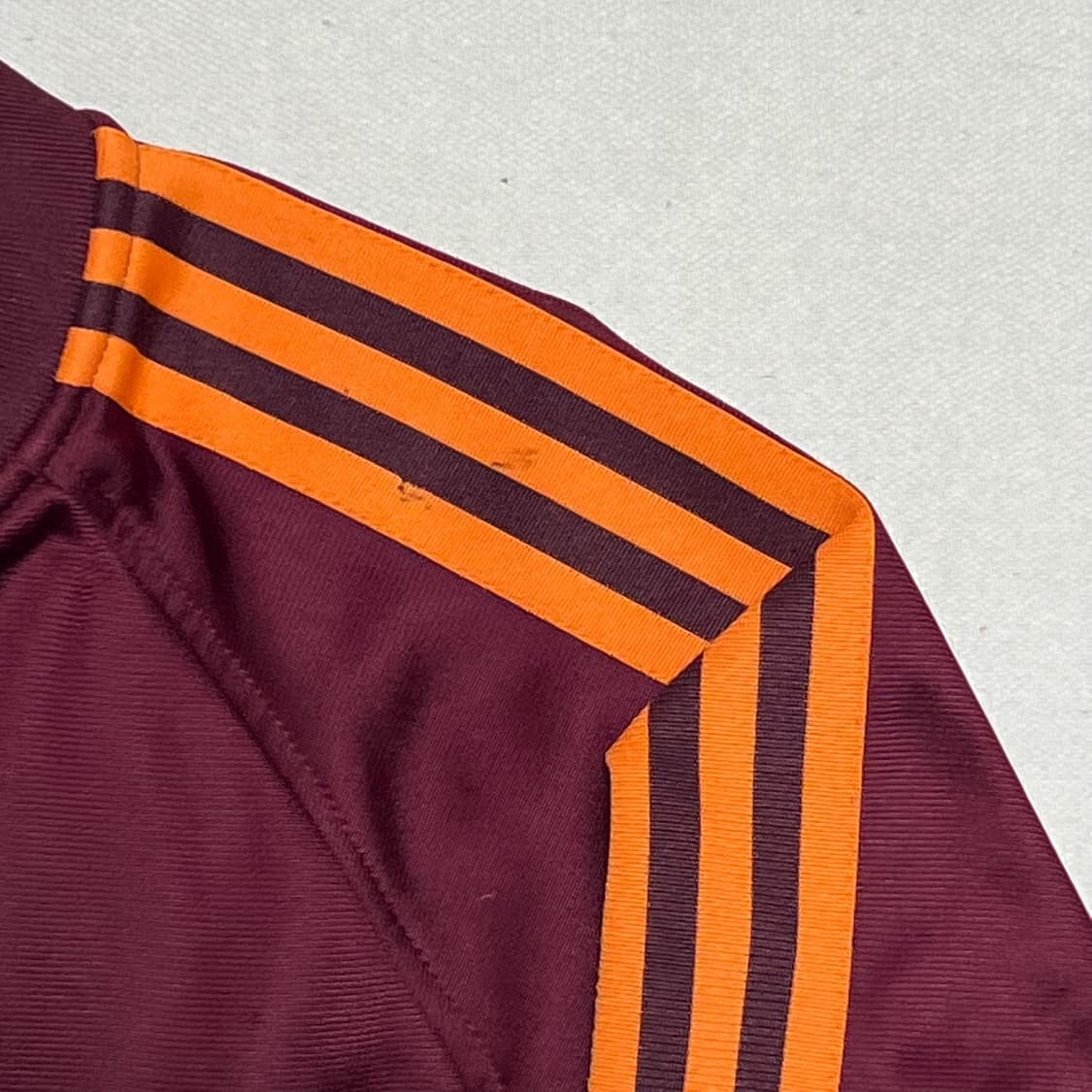 95 아디다스 오렌지라인 버건디 져지 상품이미지5