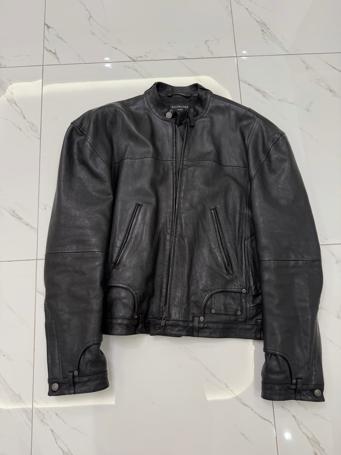 [3]발렌시아가 디컨스트럭티드 레더 자켓 상품이미지6