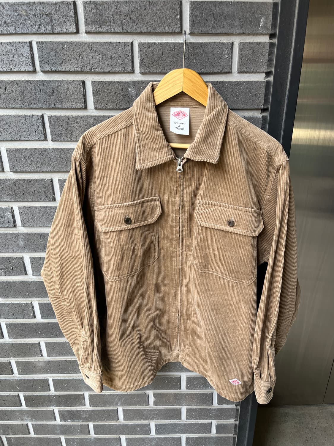 Danton 단톤 코듀로이 자켓 카멜 상품이미지1