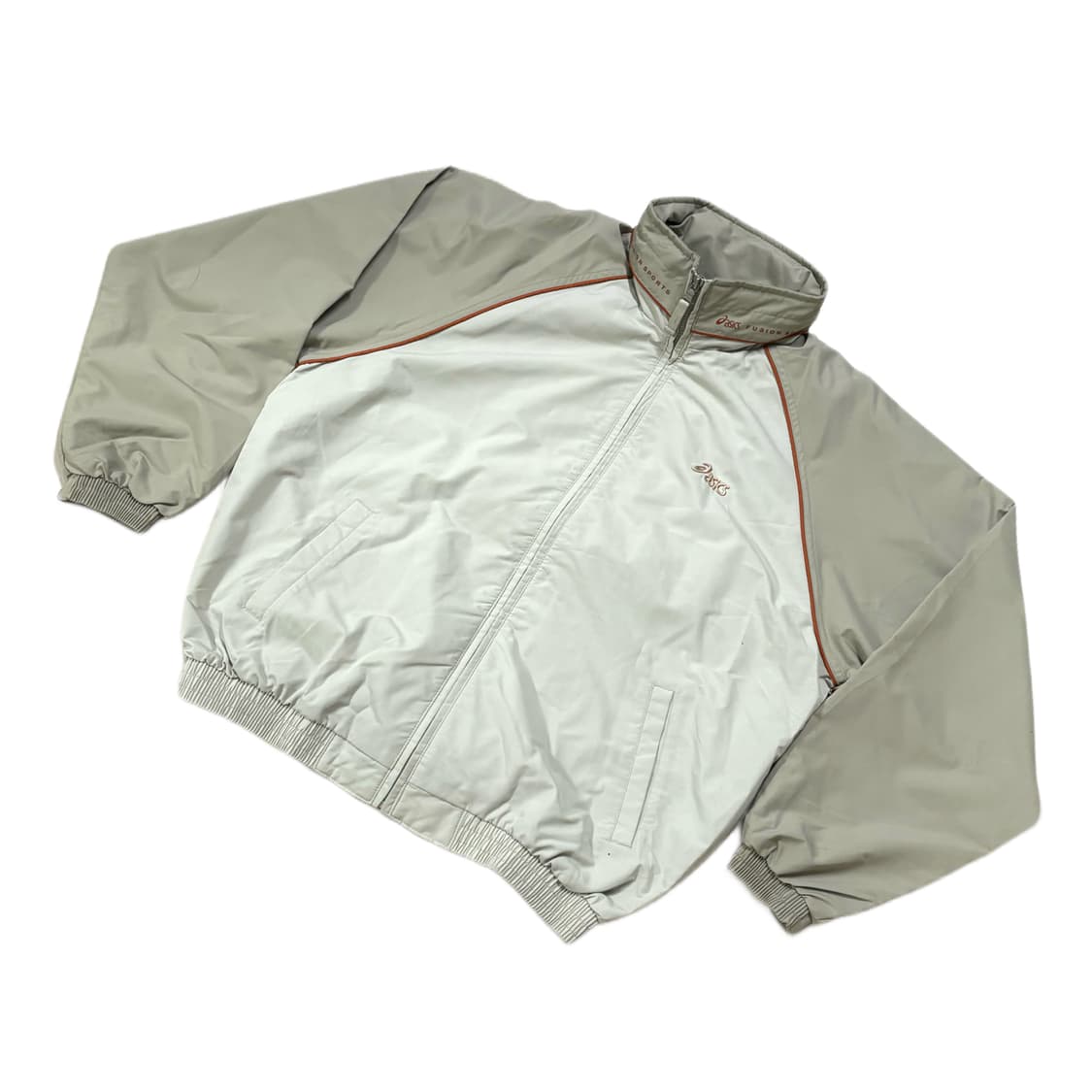 아식스 올드스쿨 베이지 연 브라운 바람막이 자켓 상품이미지3