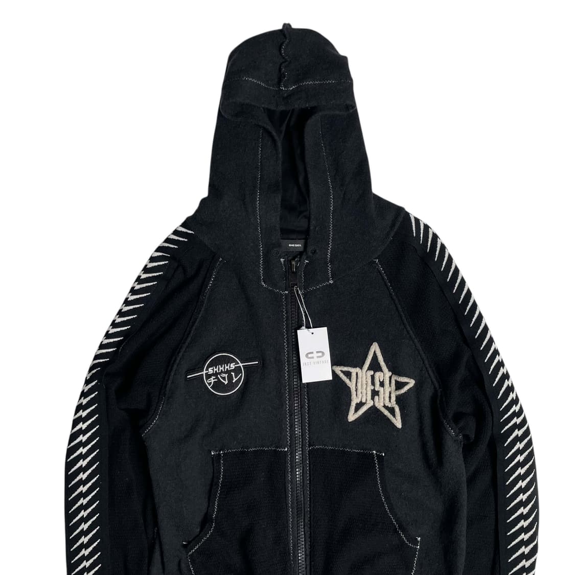 Diesel 'braves' 울 블렌드 집업 후드 상품이미지2