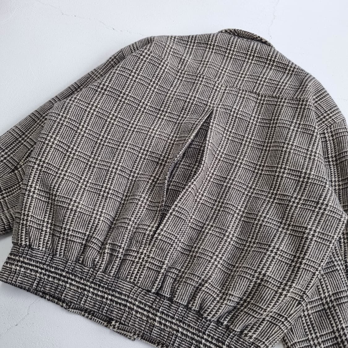 AQUASCUTUM 아쿠아스큐텀 하운드투스 블루종 자켓 - L 상품이미지8