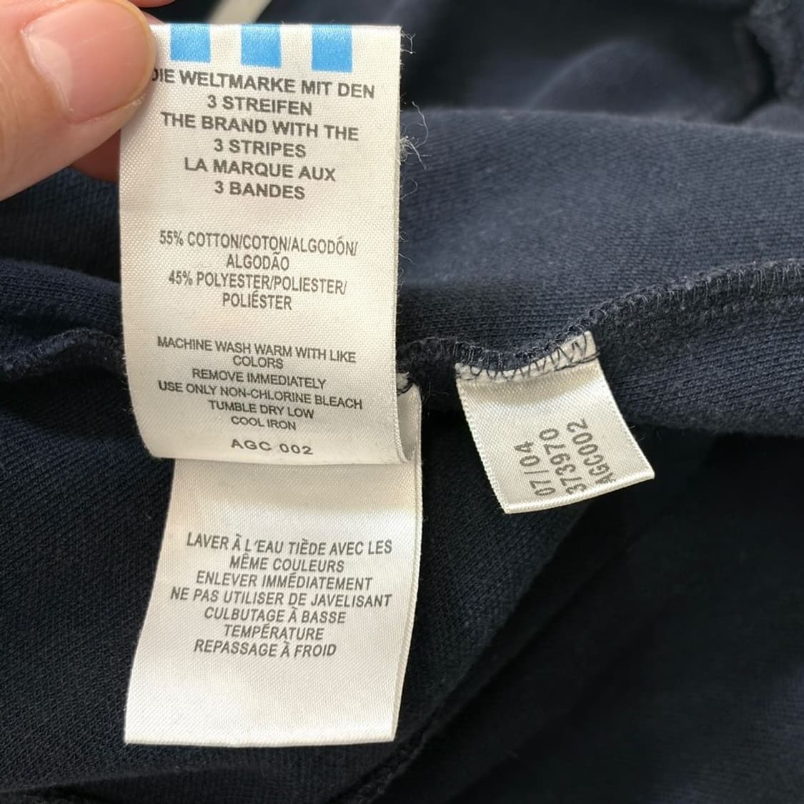 ADIDAS 네이비 유로파 트랙탑 져지 M 상품이미지6