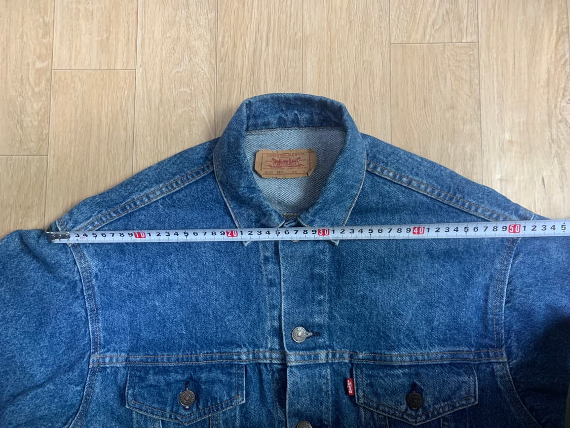 80s USA 빈티지 리바이스 70507 3세대 데님 트러커 자켓 상품이미지8