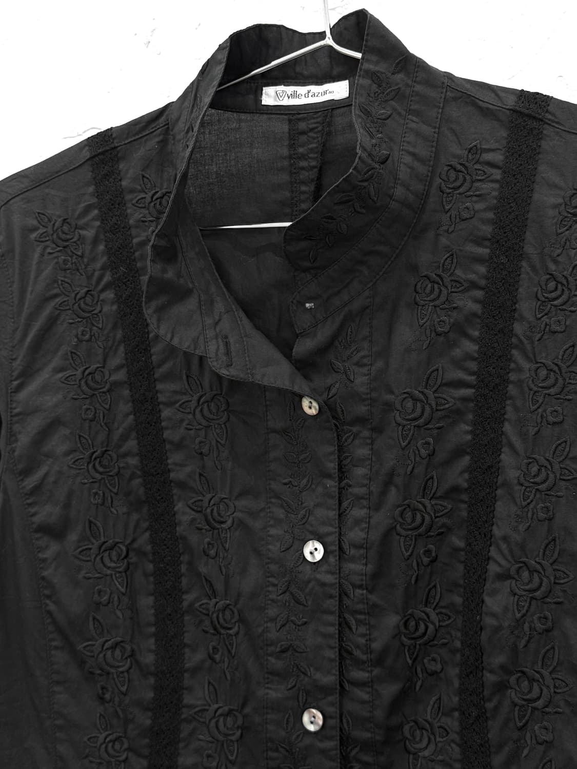 ville dazur 레이스 셔츠 상품이미지2