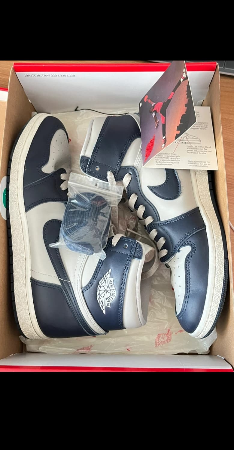 265 조던 1 하이 85 컬리지 네이비 상품이미지1