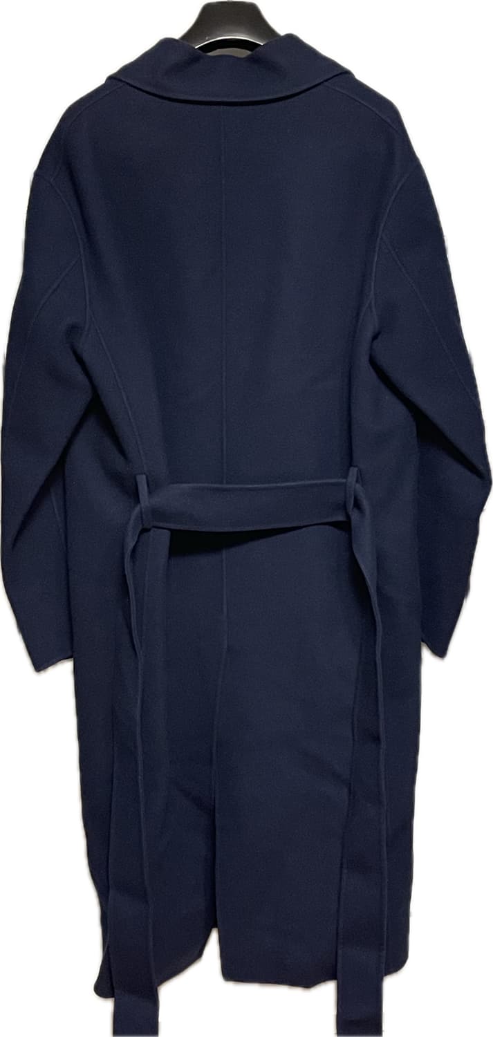 타임옴므 네이비 핸드메이드 울 코트 상품이미지2