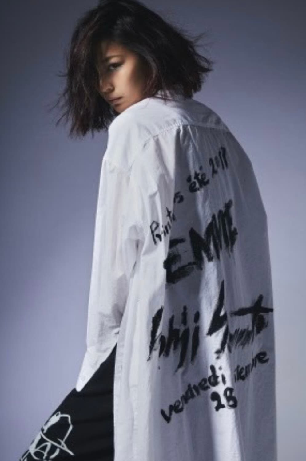 요지 야마모토 페인팅 셔츠 상품이미지1