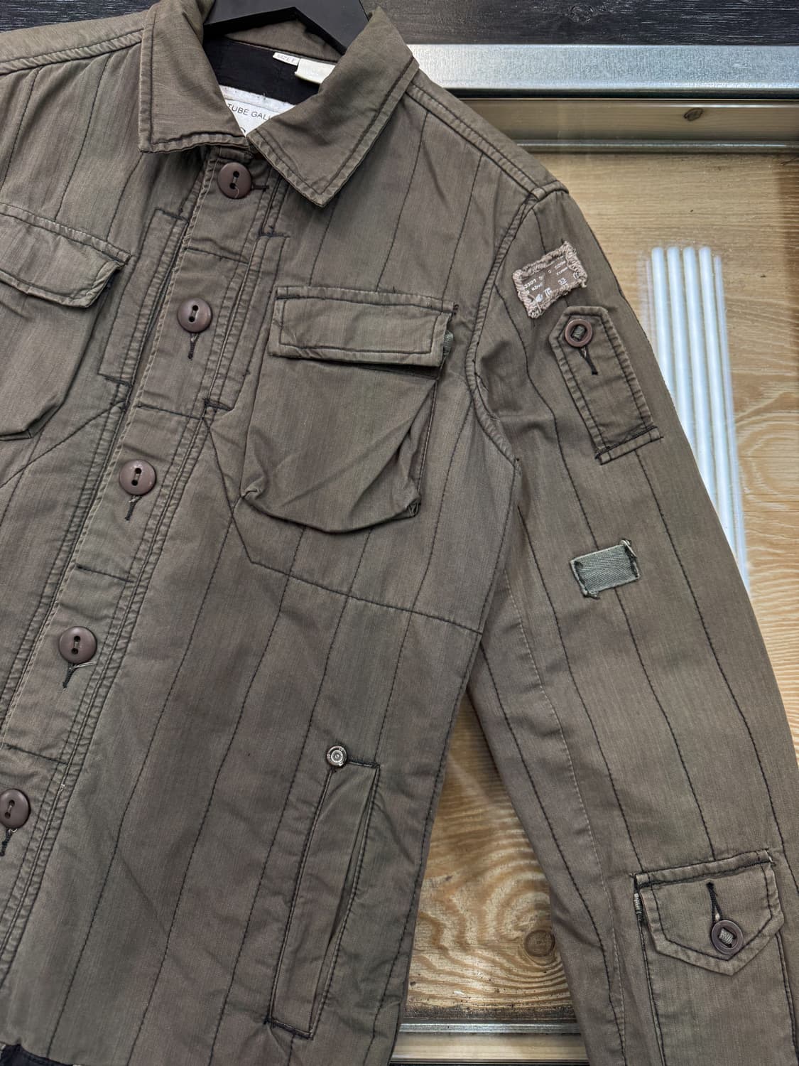 튜브 갤러리 퀼티드 아미 자켓 상품이미지4