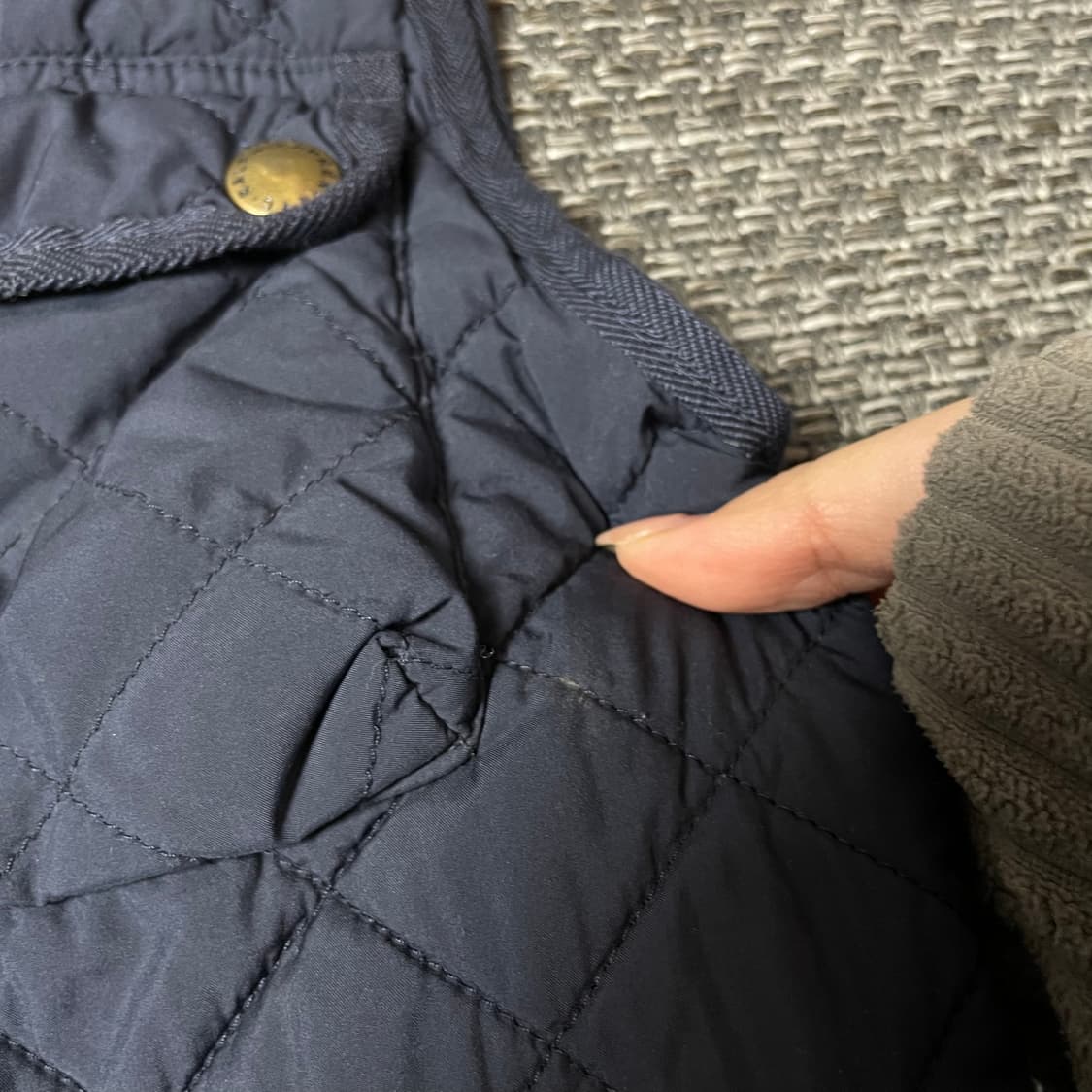 폴로랄프로렌 키즈 네이비 멀티포켓 퀄팅 경량 패딩 조끼 M(8-10) 상품이미지6