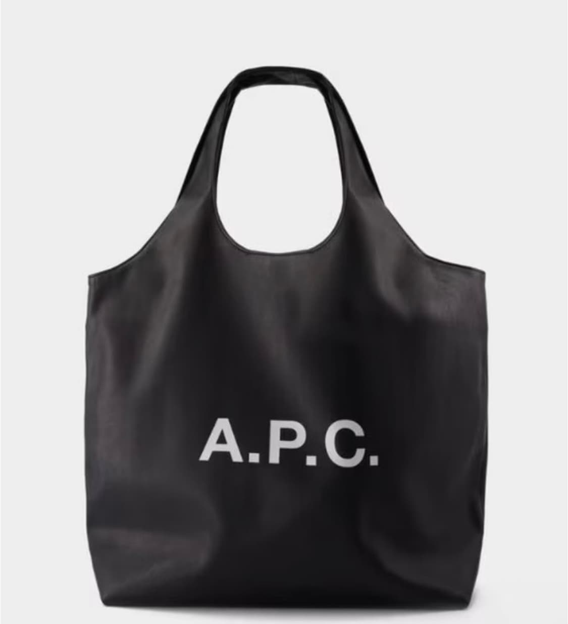 아페쎄 니논 리사이클 레더 토트백 블랙 상품이미지2