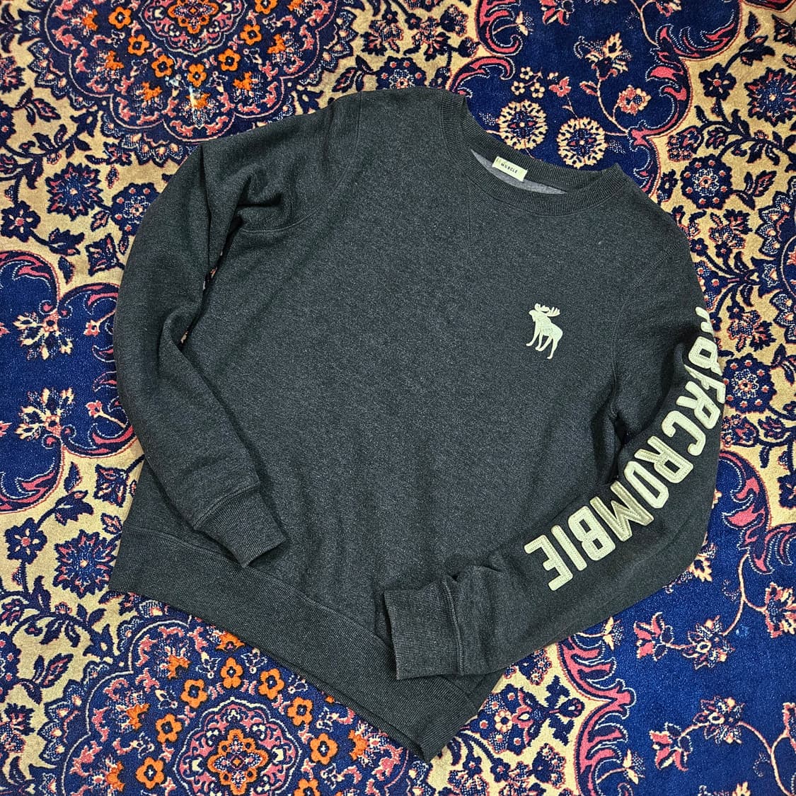 아베크롬비 빈티지 y2k 머슬핏 맨투맨 L size 상품이미지1