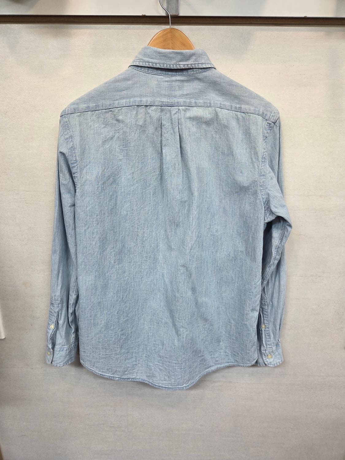 폴로랄프로렌 칼라포니 샴브레이 데님 셔츠긴팔 m 클래식핏  상품이미지2