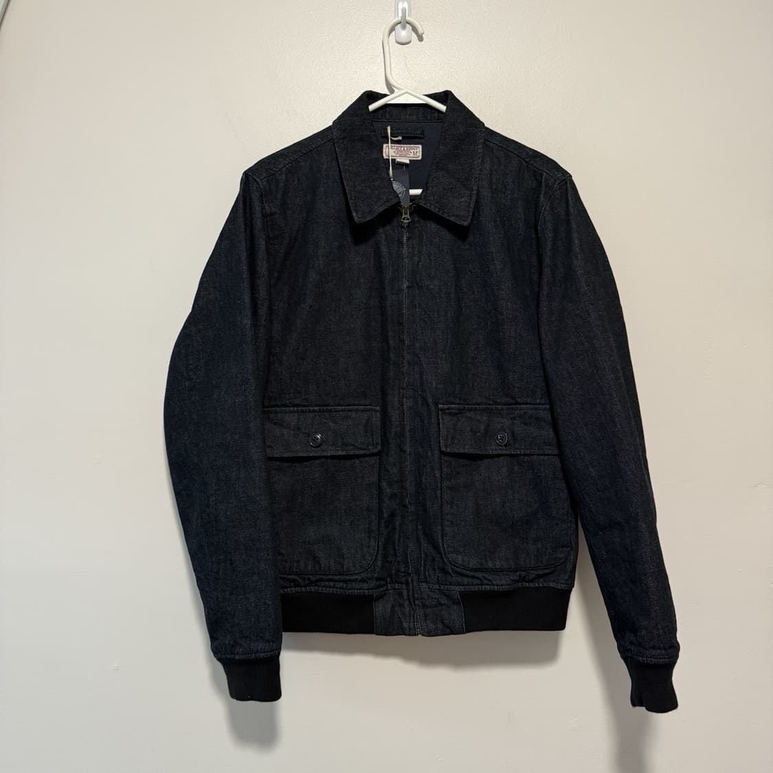 제이크루 wallace & barnes a2 플라이트 데님 자켓 상품이미지3