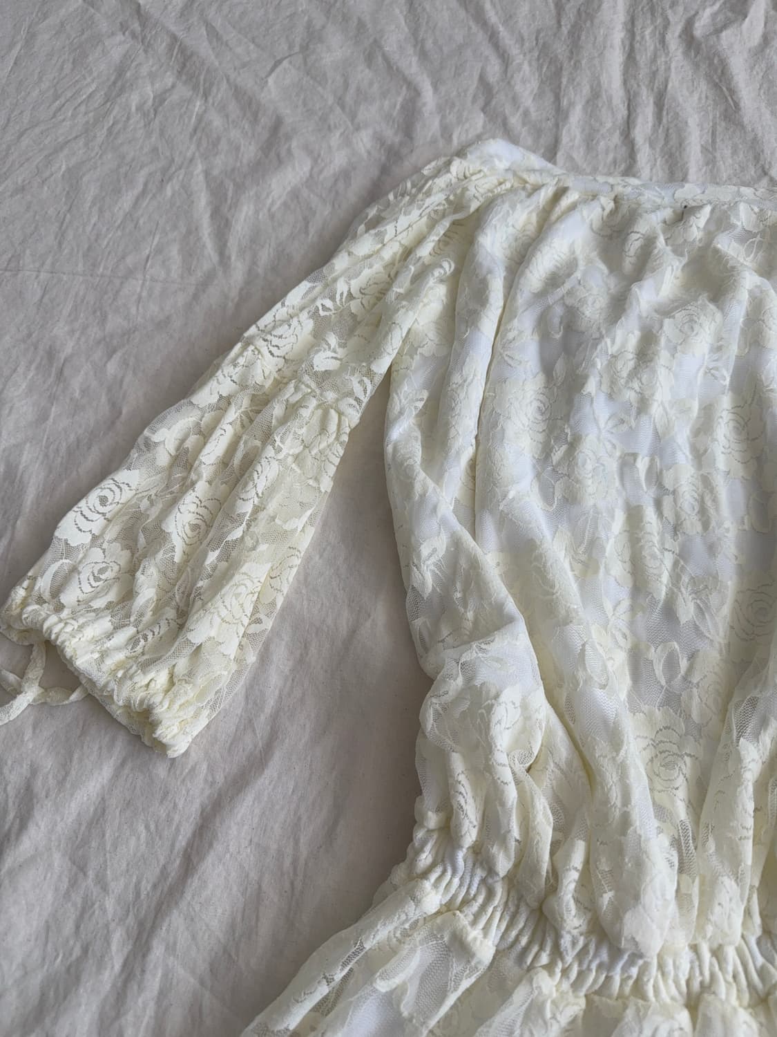 러블리 페어이 레이스 어깨트임 원피스 상품이미지6