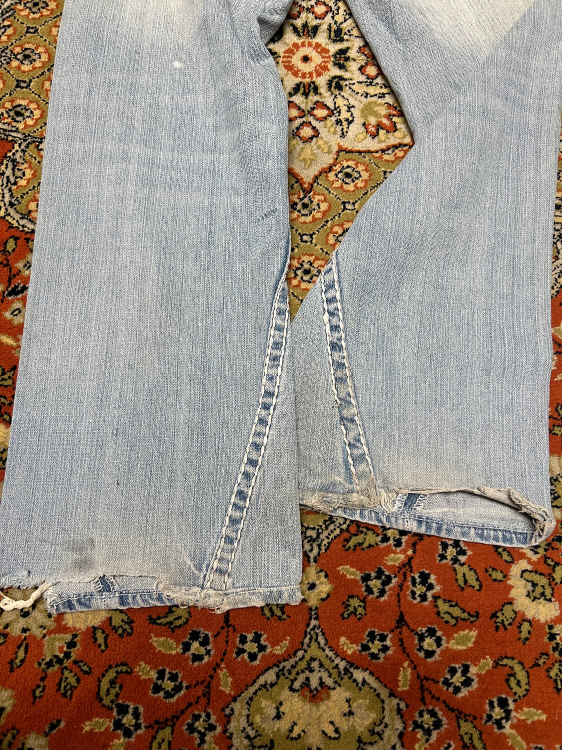 [32] 트루릴리전 조이 슈퍼T 부츠컷 연청 데님팬츠  상품이미지7