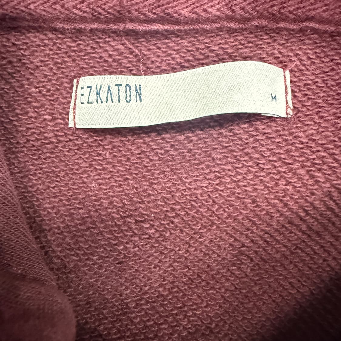 (M)애즈카톤 OUTER SPACE 후드티셔츠(버건디) 상품이미지2