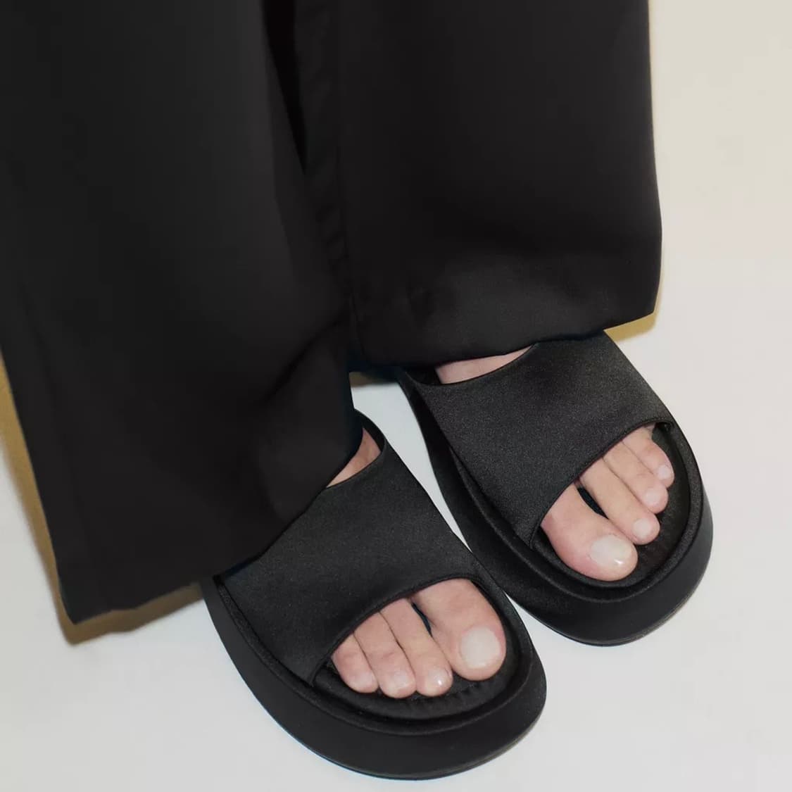 자라 새틴 청키 샌들 상품이미지2